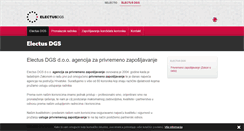 Desktop Screenshot of electus.hr